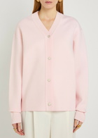 Jacquemus Le Cardigan Doppio Merino Wool-blend Cardigan Light Pink
