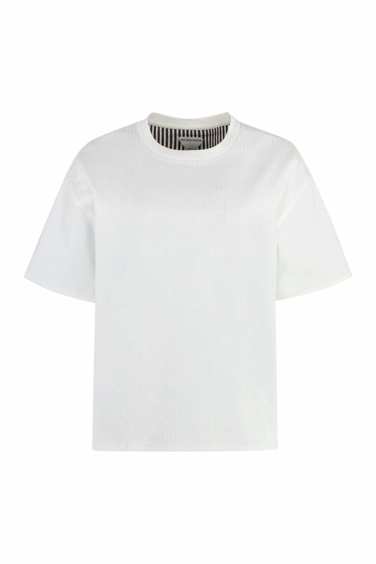 Tシャツ・カットソー Bottega Veneta Double Layer Striped Cotton T-shirt Bottega Veneta | Double Layer Striped Cotton T-Shirt