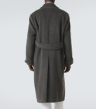 Umit Benan Gianni alpaca and wool coat
