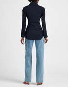Chiara Boni La Petite Robe Womens Top in Navy