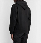 Carhartt WIP - District Logo-Print Fleece-Back Cotton-Blend Jersey Hoodie - Black