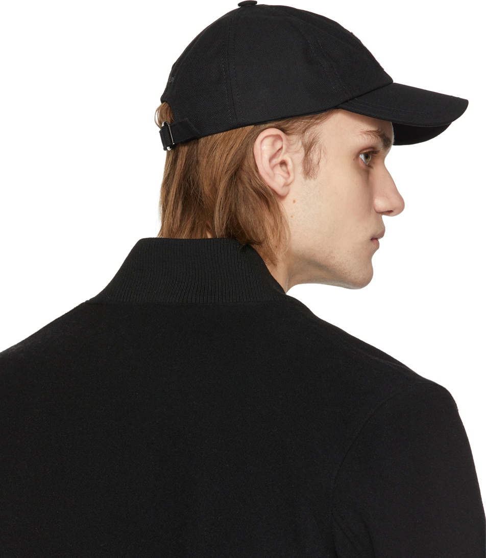 Maison Kitsuné Black All Right Fox Cap Maison Kitsune