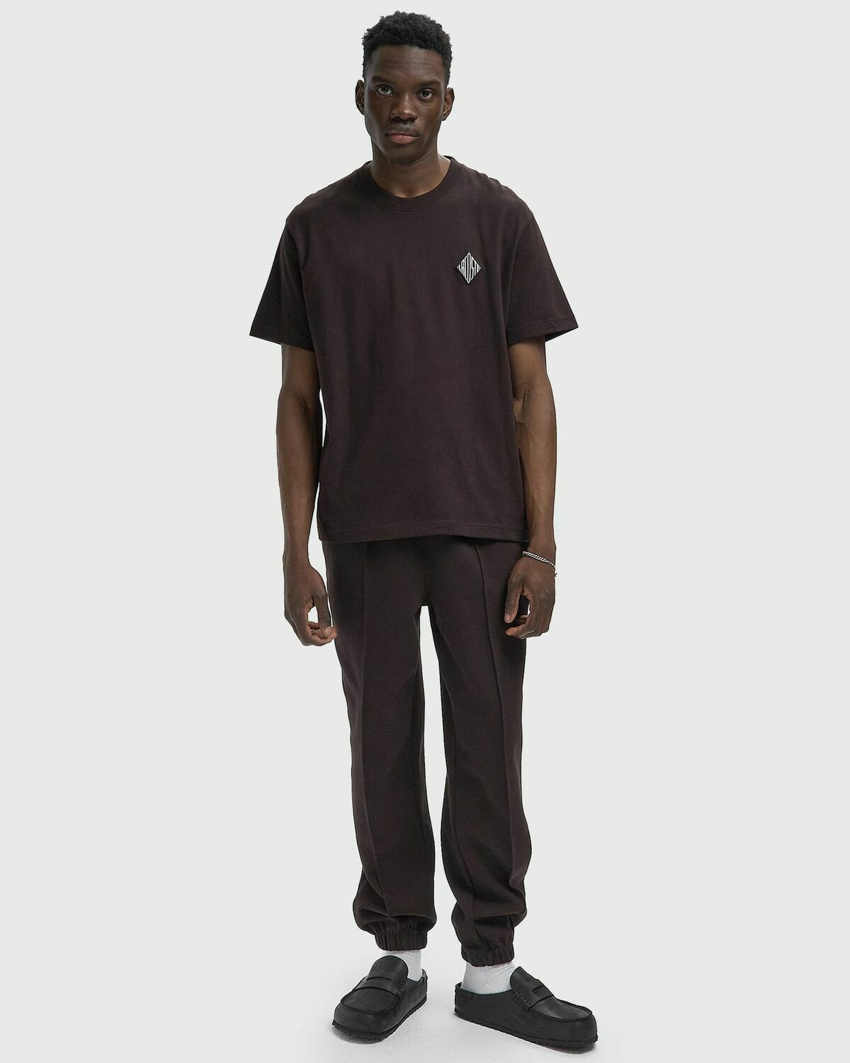 Lacoste TEE SHIRT Brown Mens Shortsleefe