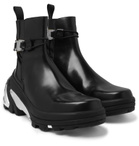 1017 ALYX 9SM - Leather and Silver-Tone Chelsea Boots - Black