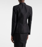 Gucci Silk faille blazer