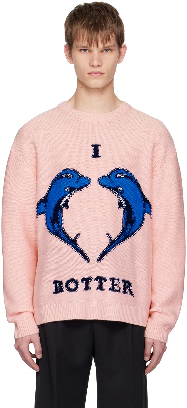 Photo: Botter Pink Intarsia Sweater
