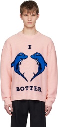 Botter Pink Intarsia Sweater