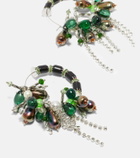Dries Van Noten Embellished hoop earrings