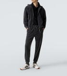 Tom Ford Velvet zip-up hoodie