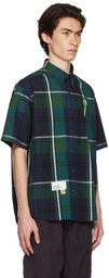 AAPE by A Bathing Ape Navy Check Shirt