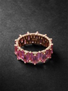 Suzanne Kalan - Rose Gold, Sapphire and Diamond Ring - Pink