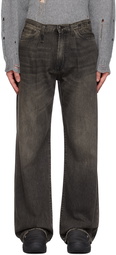 R13 Gray Damon Jeans