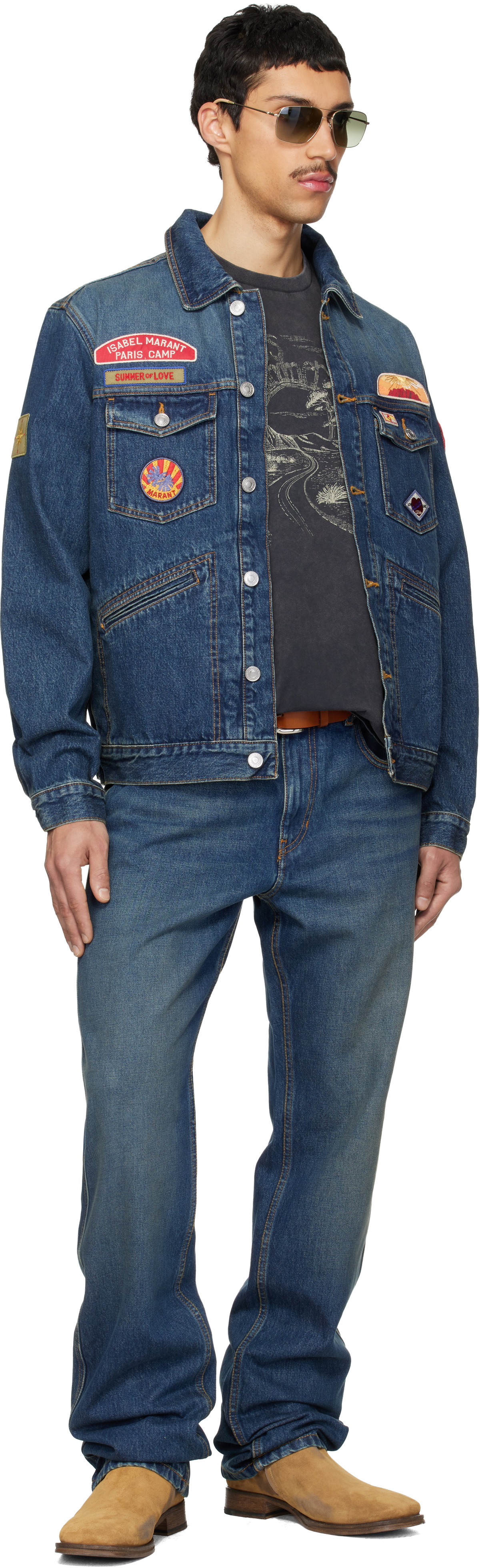 Isabel Marant Blue Lewys Jeans
