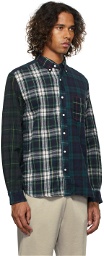 BEAMS PLUS Paneled Nell Shaggy Button-Down Shirt