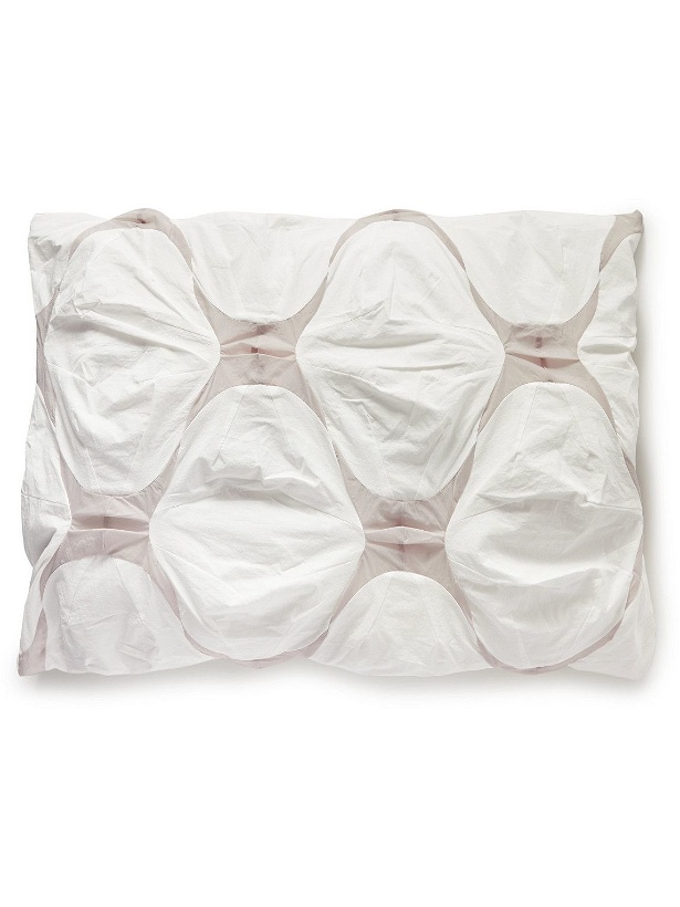 Photo: POST ARCHIVE FACTION - 4.0 Left Quilted Cotton and Shell Pillow Case