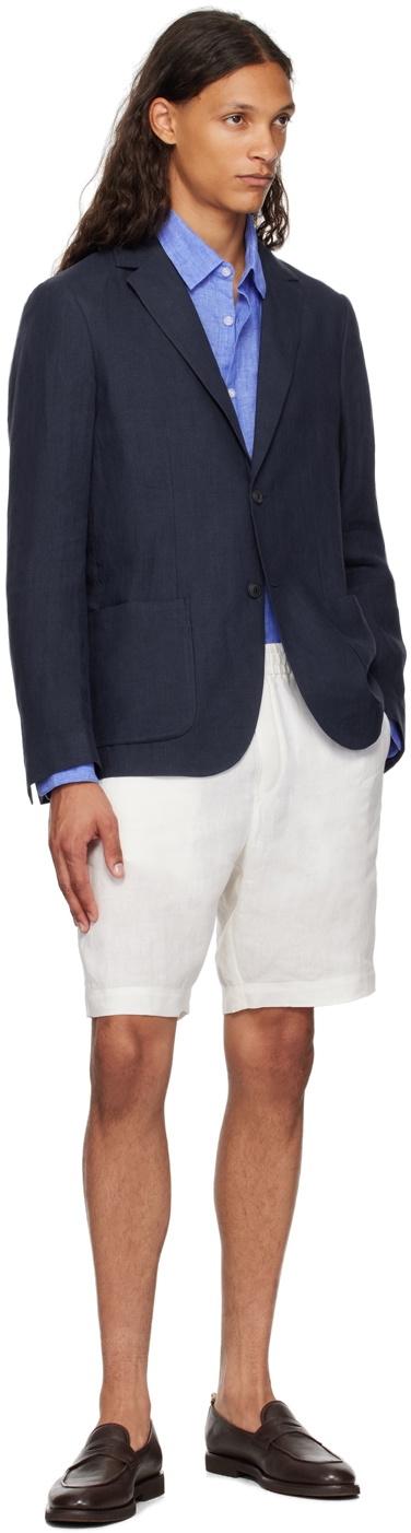 Sunspel Navy Lightweight Blazer