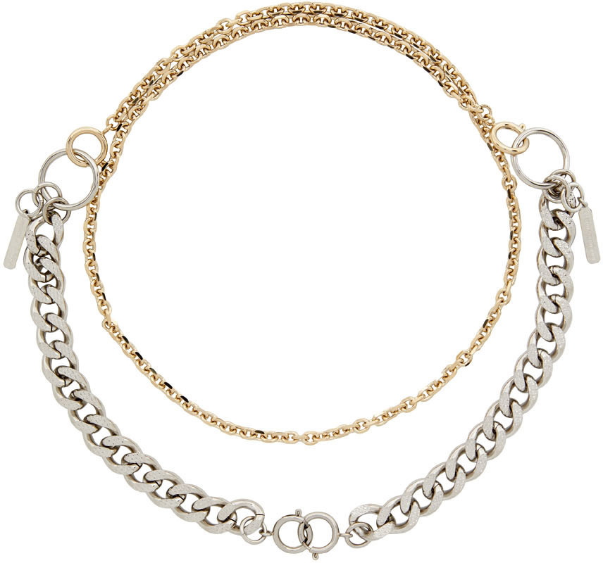 Gold Alexa Necklace by Justine Clenquet on Sale