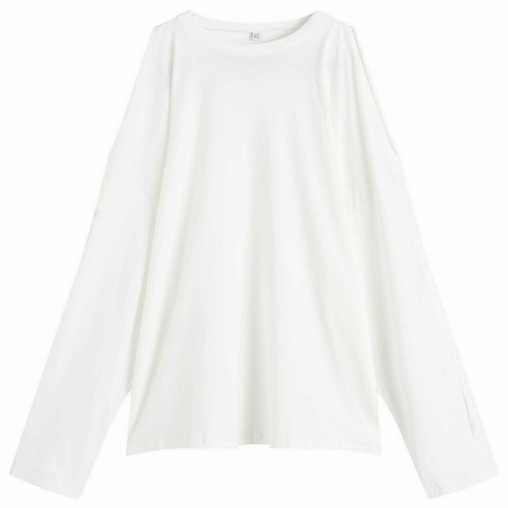 Photo: Baserange Women's Pin Long Sleeve Top in Undyed