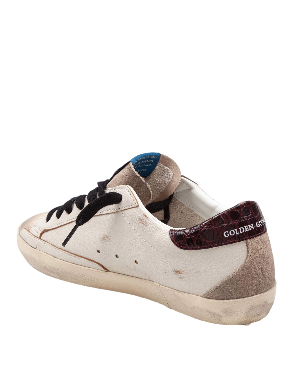 Golden Goose Super Star Sneakers In Leather And Suede Color Beige And Brown