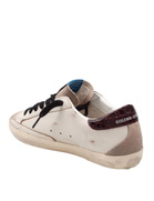 Golden Goose Super Star Sneakers In Leather And Suede Color Beige And Brown
