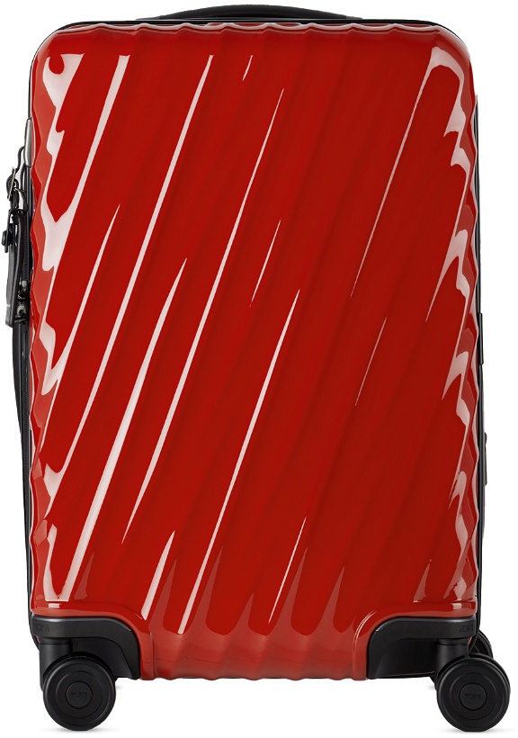 Photo: Tumi Red 19 Degree International Expandable Carry-On Suitcase