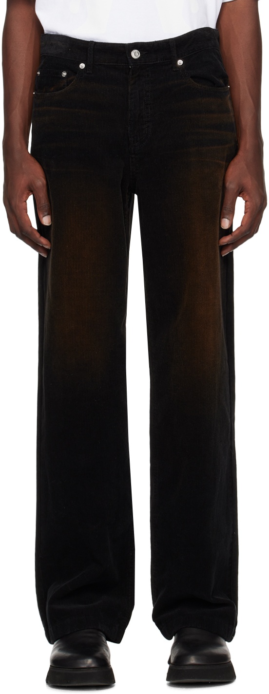 Shop Philipp Plein Black Faded Denim Effect Active Trousers Online –  Maison-B-More Global Store