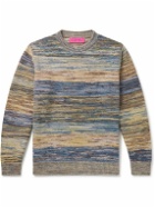 The Elder Statesman - Space-Dyed Cashmere Sweater - Green