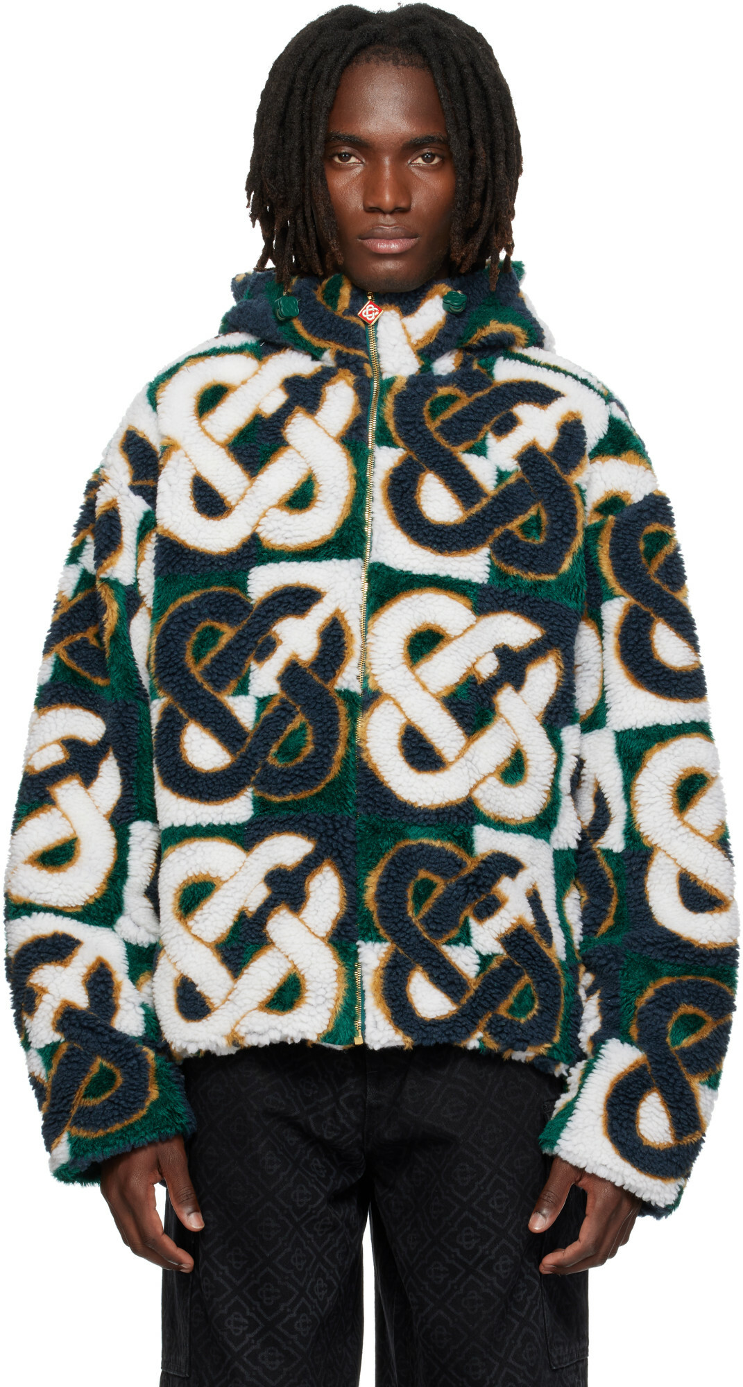 Casablanca White Futuro Laurel Track Jacket Casablanca