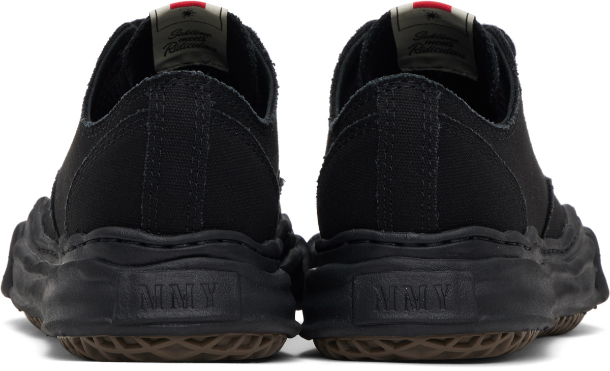 Maison MIHARA YASUHIRO Black Peterson OG Sole Canvas Low-Top Sneakers