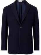 Boglioli - K-Jacket Slim-Fit Unstructured Wool and Cotton-Blend Blazer - Blue