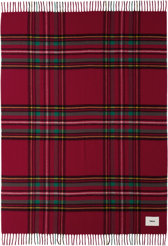 Photo: Tekla Red Fringed Blanket