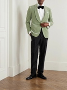 Kingsman - Slim-Fit Shawl-Collar Cotton-Velvet Tuxedo Jacket - Green