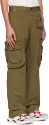 Heron Preston Khaki Pocket Cargo Pants