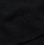 Joseph - Contrast-Tipped Cashmere Zip-Up Hoodie - Men - Black