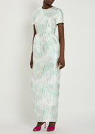 Bernadette Lexi Printed Satin Maxi Dress Multicoloured