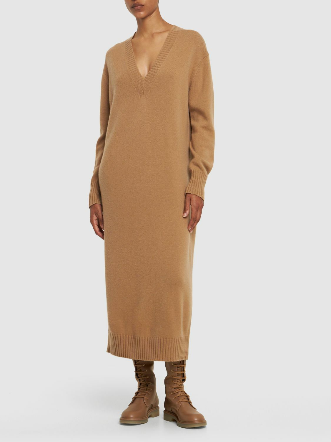 MAX MARA - Lvr Exclusive Wool Knit Midi Dress Max Mara MAX MARA - Lvr Exclusive Wool Knit Midi Dress Max Mara