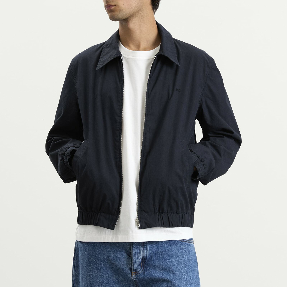 A.P.C. Men's Alexis Blouson Jacket in Dark Navy