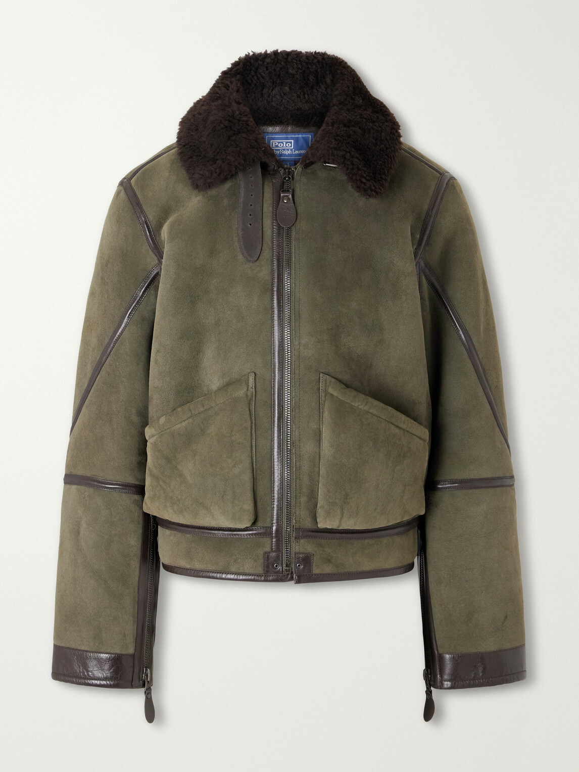 Polo Ralph Lauren - Shearling Flight Jacket - Green