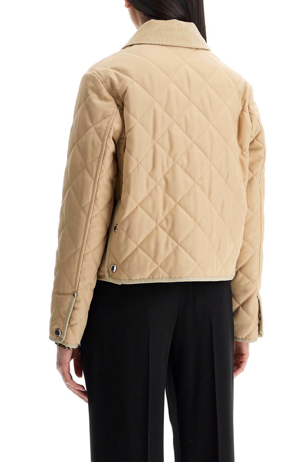 BURBERRY☆LANFORD キルティング ジャケット BEIGE BURBERRY lanford quilted boxy Beige Burberry