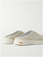 Diemme - Maggiore Cracked-Suede Slip-On Sneakers - White