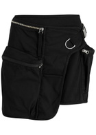 Helmut Lang Field Stretch-cotton Mini Skirt Black