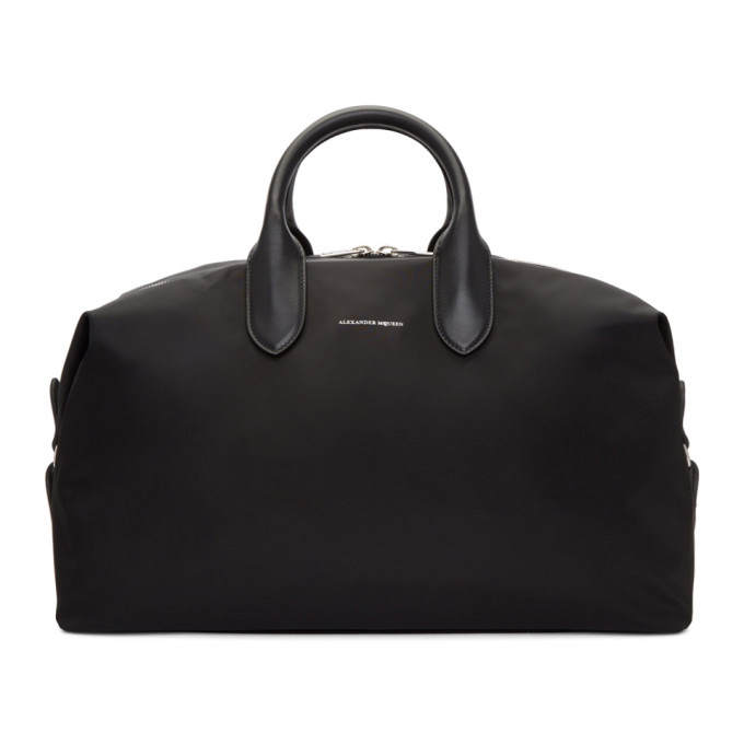 Photo: Alexander McQueen Black Medium Holdall Duffle Bag