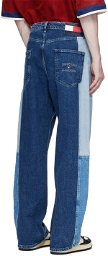 Tommy Jeans Blue Three-Tone Jeans