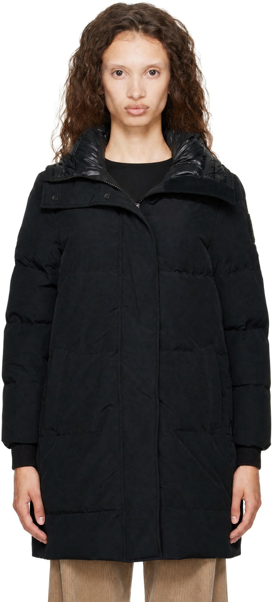 Canada Goose Black Tonal Disc Louise Down Parka