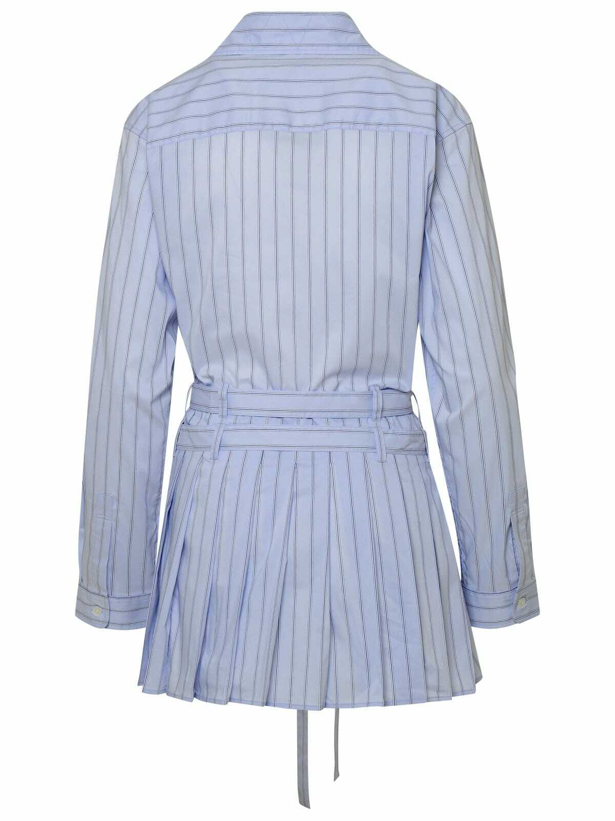 AMBUSH Stripes Crossed Shirt Dress