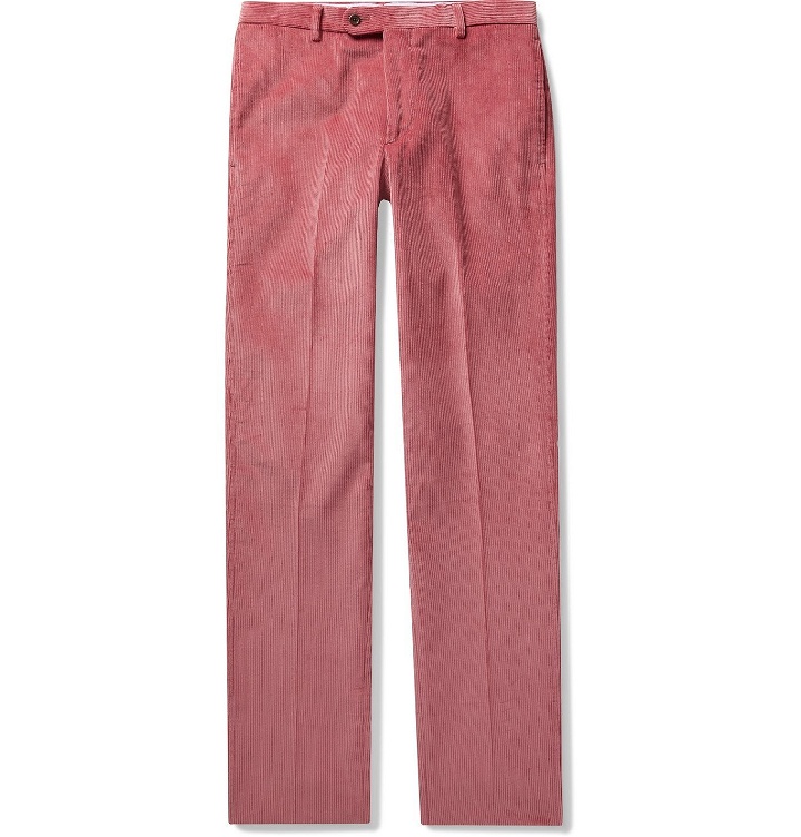 Photo: Sid Mashburn - Cotton-Corduroy Suit Trousers - Pink