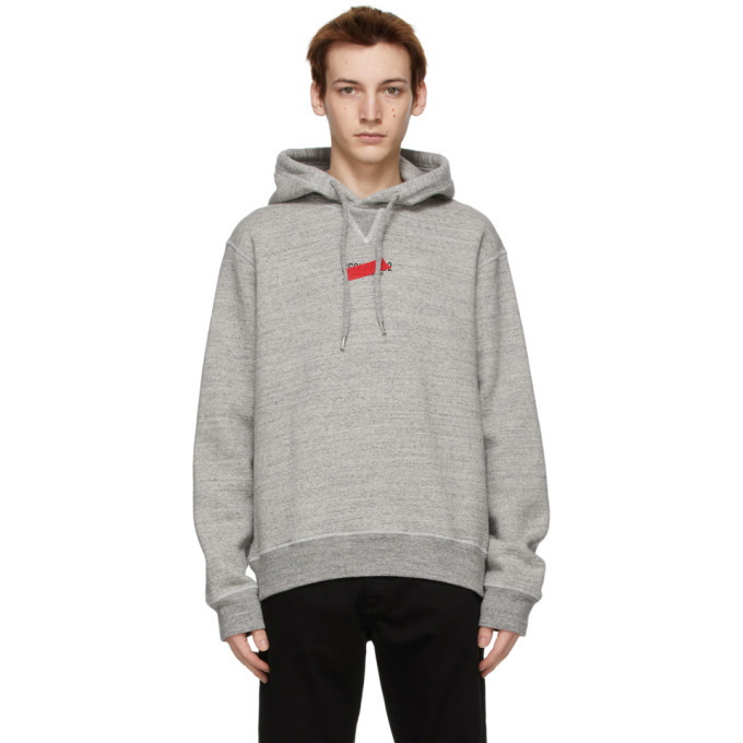 Photo: Dsquared2 Grey Tape Cool Hoodie