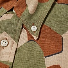 Gitman Vintage Button Down Peruvian Geometric Camo Oxford