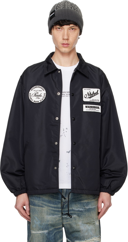 Neighborhood N-1D M Jacket Black Neighborhood｜レザージャケット 