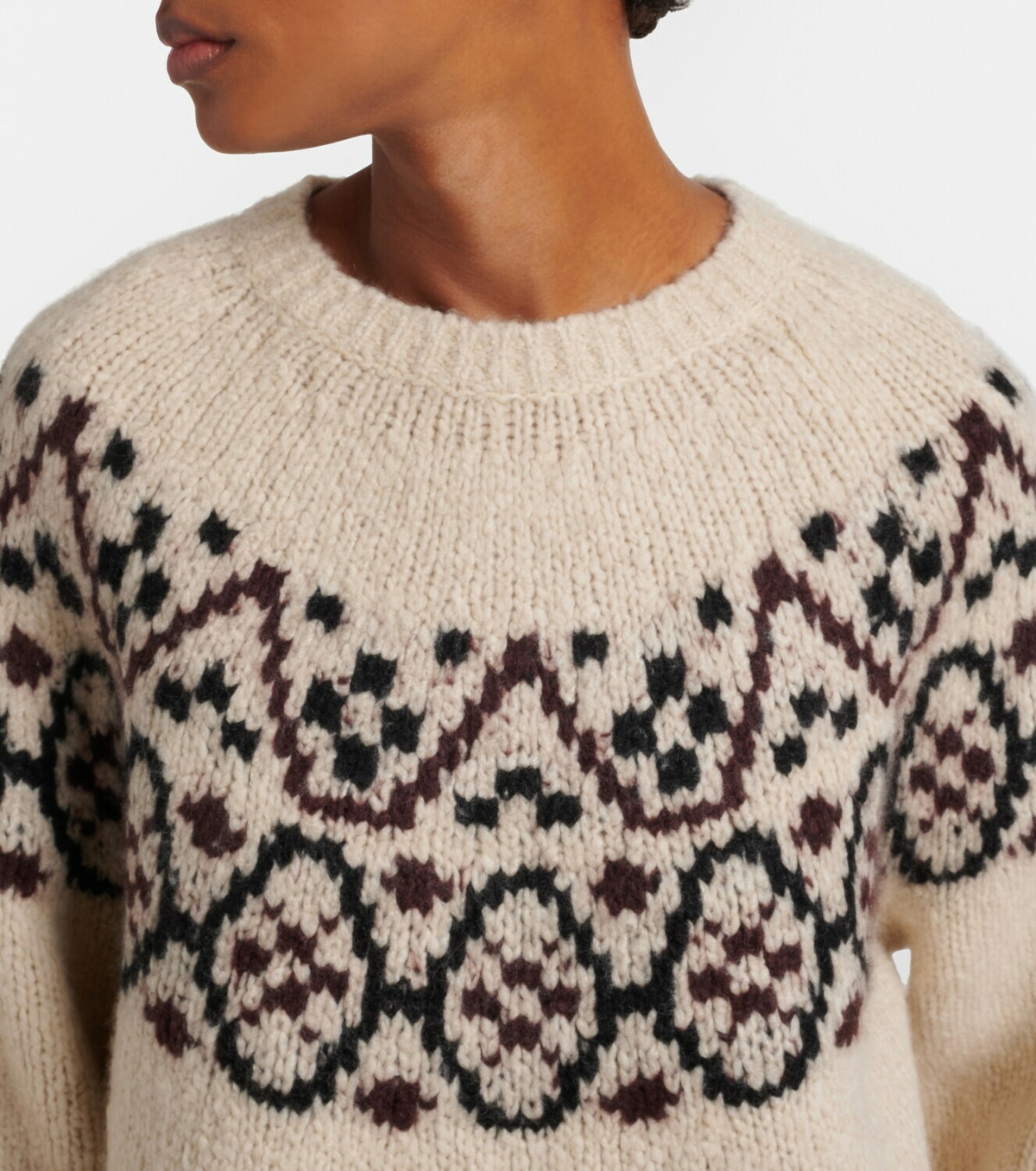 Nili Lotan Chrissy Fair Isle jacquard sweater